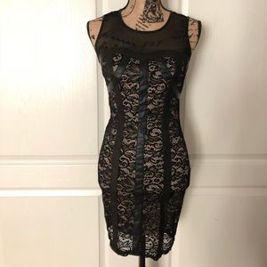 Leather and Lace Dress